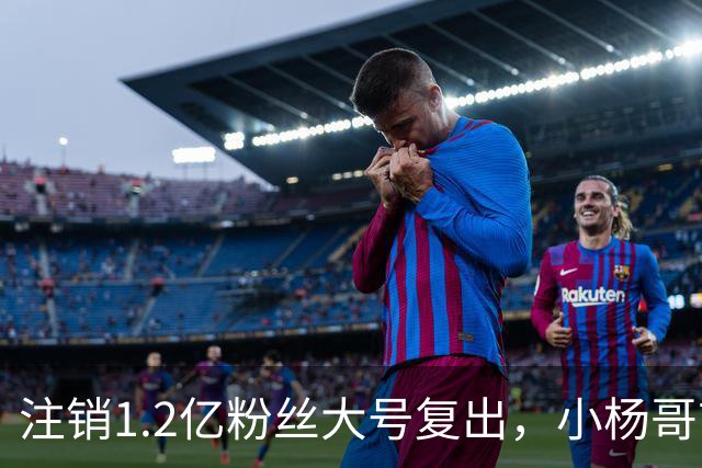 注销1.2亿粉丝大号复出，小杨哥首秀5分钟只有1700人看完